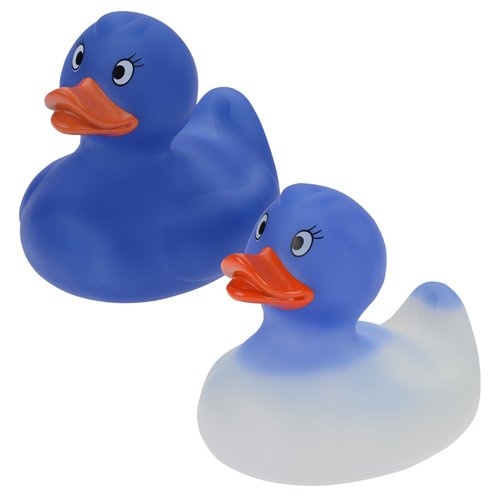 Additional Image 2 - a pair of blue rubber ducks