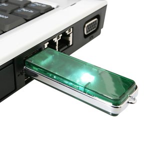 Additional Image 3 - a usb flash drive plugged into a laptop