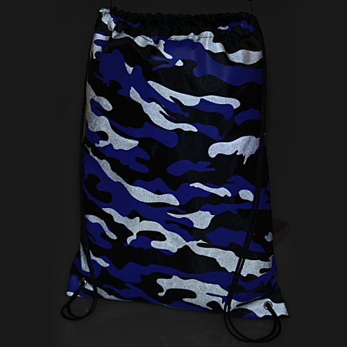 Reflective Camo Print Drawstring Sportpack Image 1 of 3