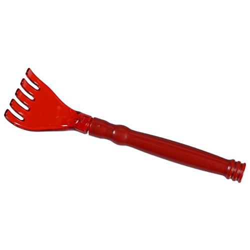 Additional Image 2 - a red plastic rake