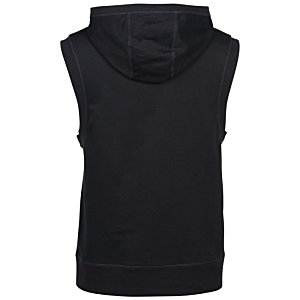 Additional Image 1 - a black vest with a hood