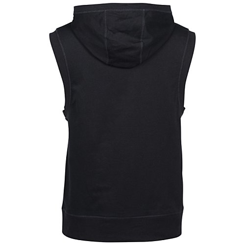 Additional Image 1 - a black vest with a hood