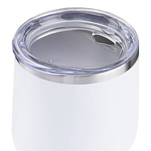 Additional Image 1 - a white and silver cup