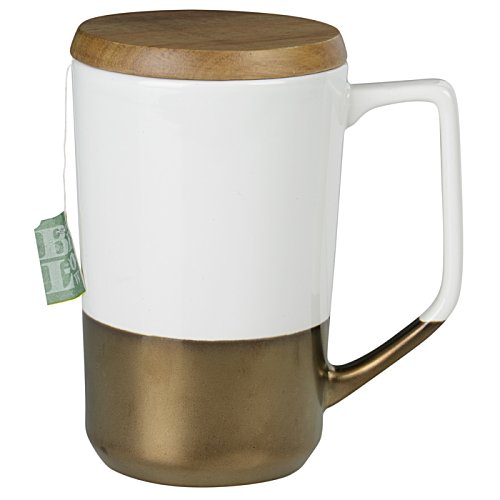 Tahoe Tea and Coffee Mug with Lid - 15 oz. Image 1 of 3
