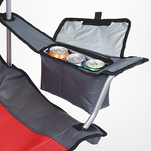 Additional Image 4 - a black and red chair with a black and red chair