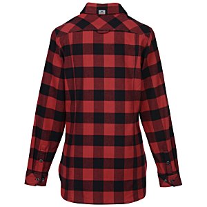 Additional Image 1 - a red and black plaid shirt