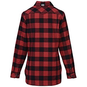 Additional Image 1 - a red and black plaid shirt