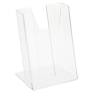 Additional Image 1 - a clear plastic holder with a hole in the middle