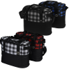 View Image 2 of 5 of Buffalo Plaid Cooler Bag - Embroidered