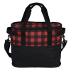 View Image 3 of 5 of Buffalo Plaid Cooler Bag - Embroidered