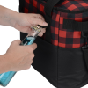 View Image 4 of 5 of Buffalo Plaid Cooler Bag - Embroidered