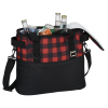 View Image 5 of 5 of Buffalo Plaid Cooler Bag - Embroidered
