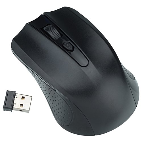 Additional Image 1 - a black computer mouse and usb stick