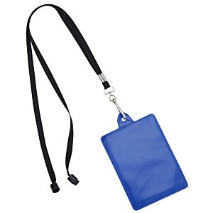 Additional Image 1 - a blue badge with a black strap