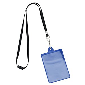 Additional Image 2 - a blue badge with a black strap