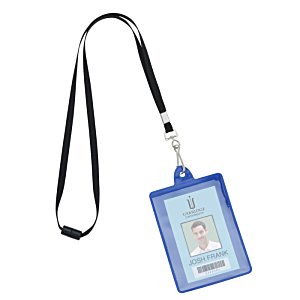 Additional Image 3 - a blue badge with a black strap