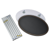Additional Thumbnail Image 3 - a black oval object with a white strip of paper