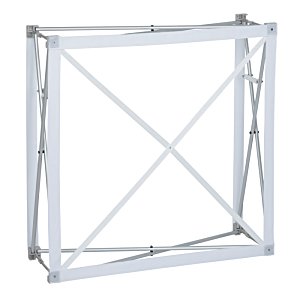 Additional Image 2 - a white metal frame with x
