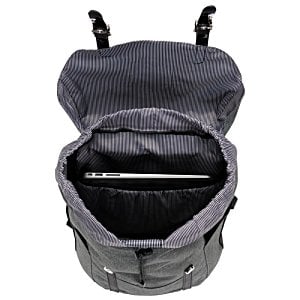 Additional Image 1 - a grey backpack with a black strap