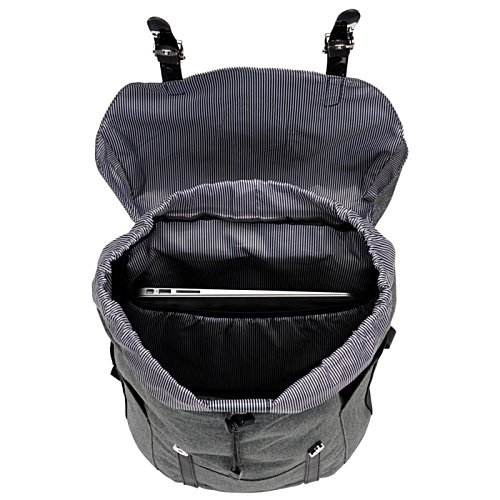 Additional Image 1 - a grey backpack with a black strap