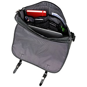 Additional Image 1 - a grey bag with a black object inside