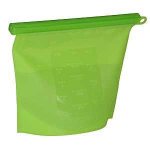 Additional Image 2 - a green plastic bag on a white background