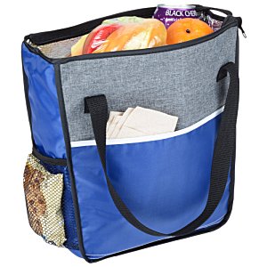 Additional Image 2 - a blue and grey bag with food inside