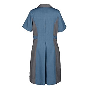 Additional Image 2 - a blue and grey dress