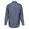 View Image 3 of 3 of Chambray Roll Sleeve Double Pocket Shirt - Men's