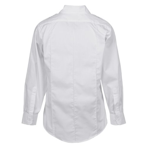 Poly/Cotton Long Sleeve Security Shirt Image 2 of 2