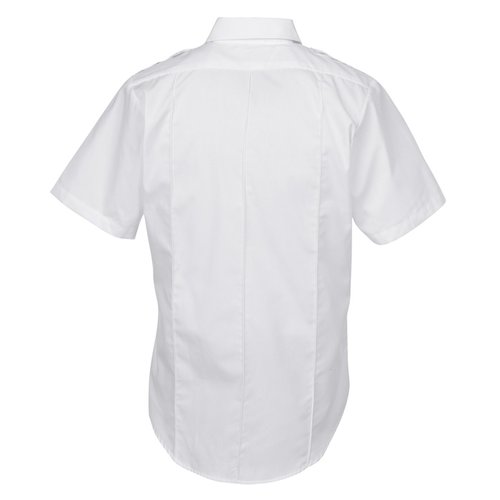 Poly/Cotton Short Sleeve Security Shirt Image 2 of 2
