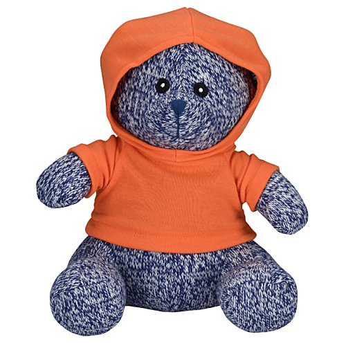 Landon Knit Bear with Hoodie Image 1 of 3