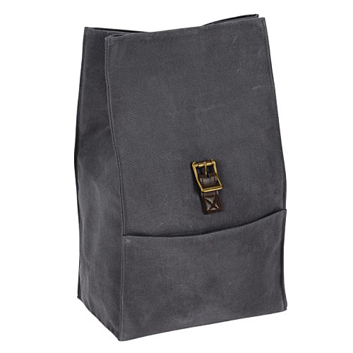 Waxed Cotton Lunch Bag Image 1 of 3