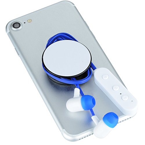 Additional Image 3 - a phone with a blue and white device