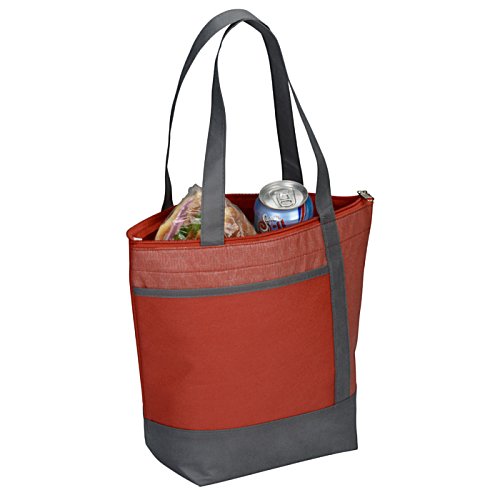 Additional Image 2 - a red and grey bag