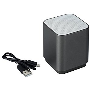 Additional Image 3 - a black cube with a black cord