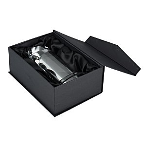 Additional Image 2 - a black box with a silver object inside