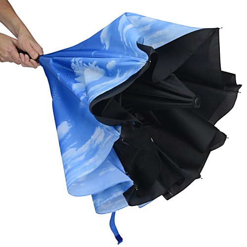 Blue Skies Inversion Umbrella - 48" Arc Image 3 of 3
