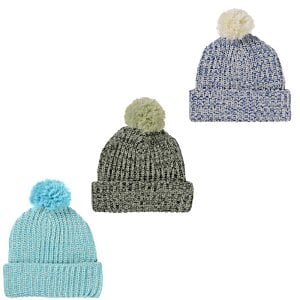 Additional Image 2 - a group of hats with pompoms