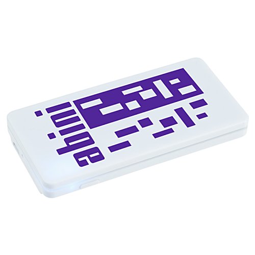 Additional Image 1 - a white and purple rectangular object