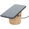 View Image 3 of 4 of Wood Grain Speaker and Wireless Charging Pad