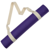 Additional Image 1 - a blue rolled up scroll with a white strap
