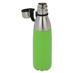 Additional Image 1 - a green and silver water bottle