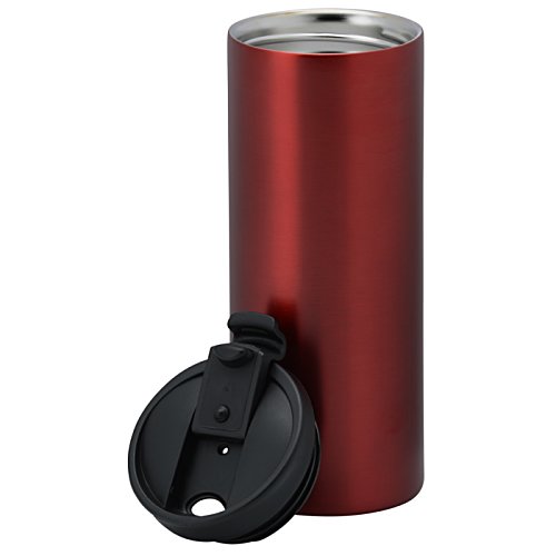 Additional Image 1 - a red cylindrical object with a black wheel