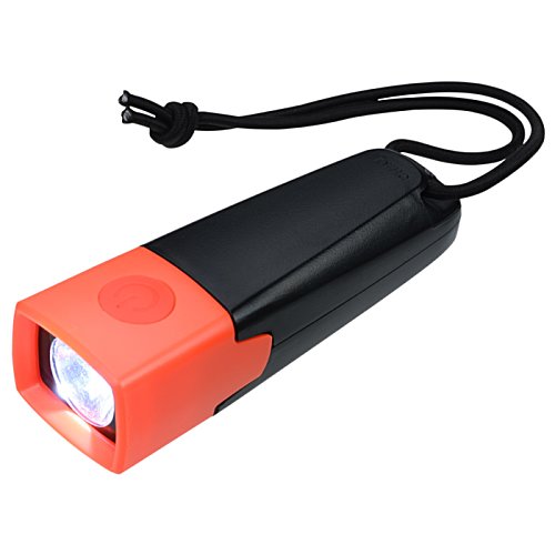 Additional Image 1 - a black and orange flashlight