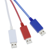 View Image 6 of 7 of Shine Light-Up Duo Charging Cable