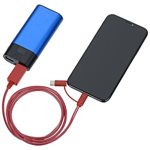 Additional Image 6 - a blue and black device with a red cord