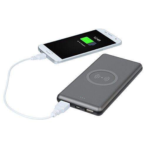 Additional Image 3 - a cell phone charging on a power bank