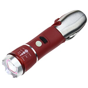Additional Image 5 - a red and silver flashlight