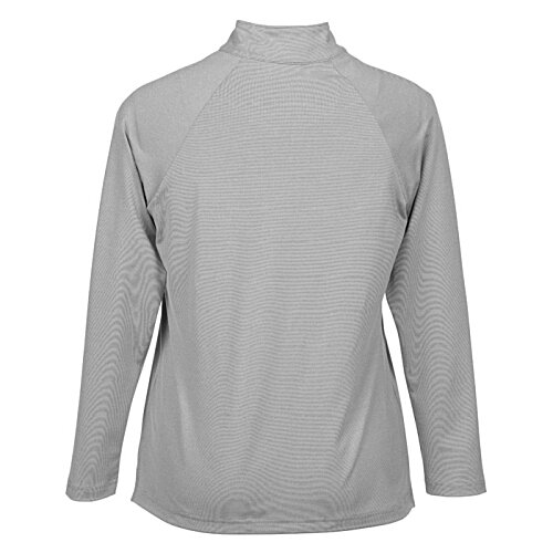CrownLux Performance Micro Stripe 1/4-Zip Pullover - Ladies' Image 1 of 2